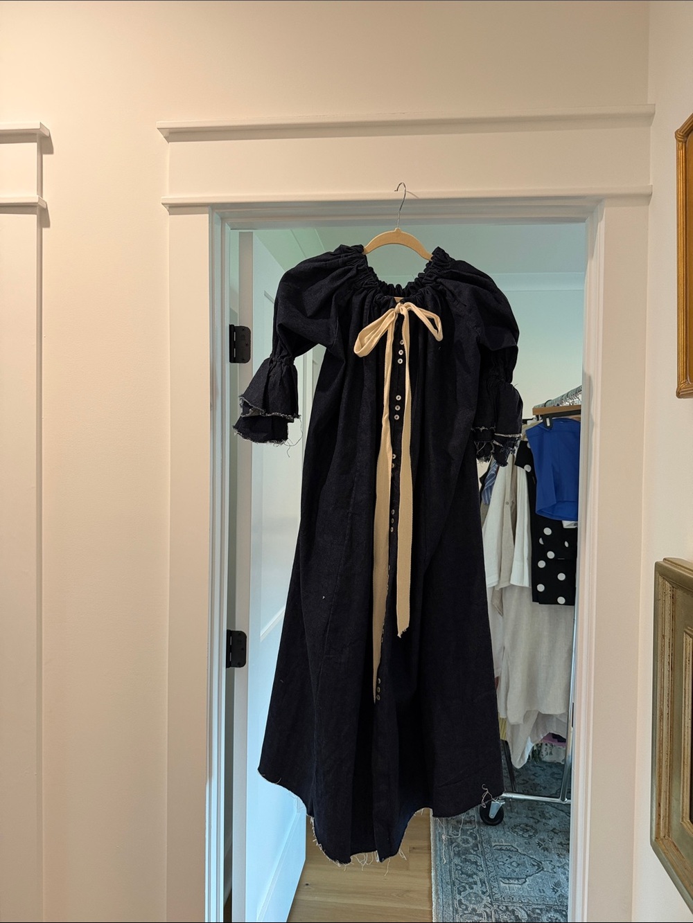 Amano by Lorena Laing denim Dress(bw)